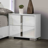 Sinistra White Contemporary Bedroom Set from Furniture of America - Luna Furniture