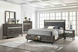 Voleta Gray Chest from Furniture of America - Luna Furniture