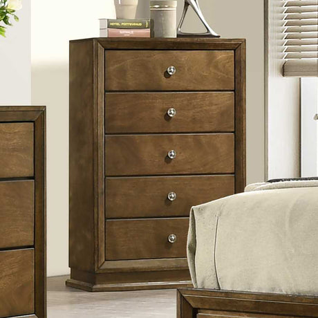 Kirkham Walnut Chest from Furniture of America - Luna Furniture