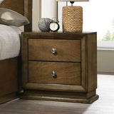 Kirkham Walnut Nighstand from Furniture of America - Luna Furniture