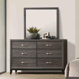 Errico Gray 5 Pc Queen Bedroom Set from Furniture of America - Luna Furniture