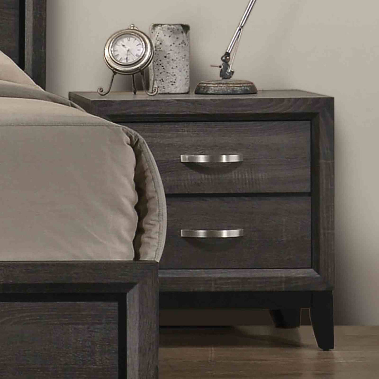 Errico Gray Contemporary Youth Bedroom Set