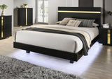 Lillestrom Black/Gold Contemporary Youth Bedroom Set from Furniture of America - Luna Furniture