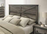 Britonale Rustic Gray King Bed from Furniture of America - Luna Furniture