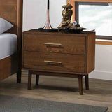 Tromso Walnut Mid-Century Youth Bedroom Set