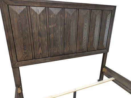 Hexham Espresso Queen Panel Bed from Furniture of America - Luna Furniture
