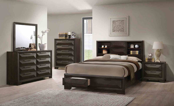 Caistor Espresso 5-Piece Queen Bedroom Set