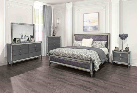 Lyanne Gray Full Bed from Furniture of America - Luna Furniture