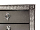 Titania Gray 5 Pc Queen Bedroom Set from Furniture of America - Luna Furniture