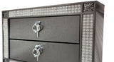 Titania Gray 5 Pc Queen Bedroom Set from Furniture of America - Luna Furniture