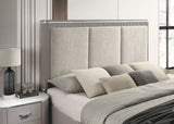 Aldridge Light Gray 5 Pc Queen Bedroom Set from Furniture of America - Luna Furniture