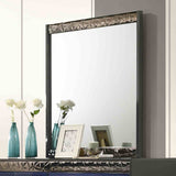 Hartlepool Ash Gray/Indigo Blue 5 Pc Queen Bedroom Set from Furniture of America - Luna Furniture