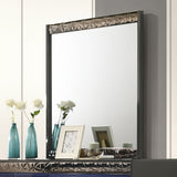 Morcote Ash Gray/Indigo Blue Mirror (Mirror Only) from Furniture of America - Luna Furniture