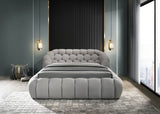 Newquay Gray Queen Bed from Furniture of America - Luna Furniture