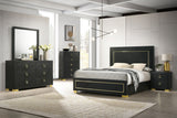 Latimer Black Full Bed from Furniture of America - Luna Furniture