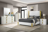 Basildon White Mirror (Mirror Only) from Furniture of America - Luna Furniture