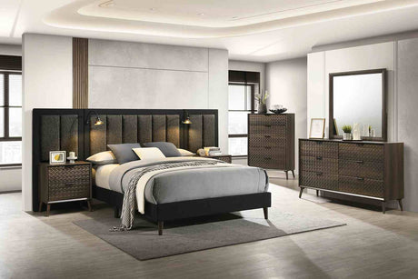 Chalfont Dark Brown Dresser from Furniture of America - Luna Furniture