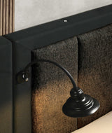 Chalfont Dark Brown Queen Panel Bed from Furniture of America - Luna Furniture
