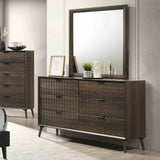 Chalfont Dark Brown Dresser from Furniture of America - Luna Furniture