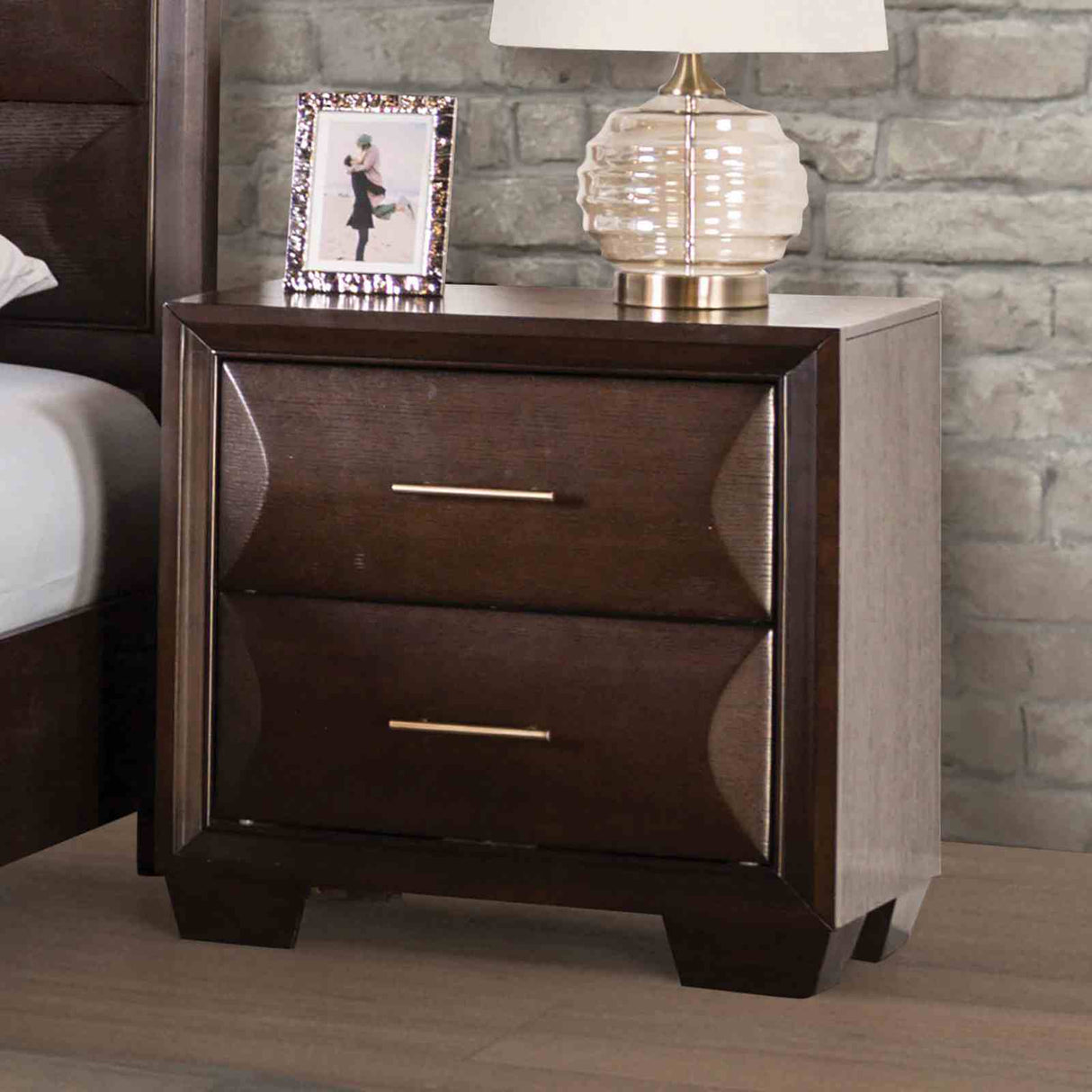 Chemnitz Espresso Transitional Bedroom Set from Furniture of America - Luna Furniture