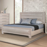 Chemnitz White Oak Queen Bed from Furniture of America - Luna Furniture