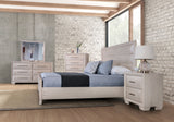Chemnitz White Oak King Bed from Furniture of America - Luna Furniture