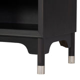 Hepburne Black Nightstand from Furniture of America - Luna Furniture