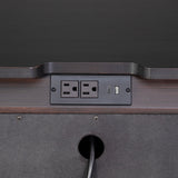 Hepburne Black Nightstand from Furniture of America - Luna Furniture