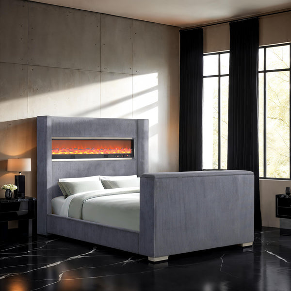 Sumter Gray Eastern King Bed