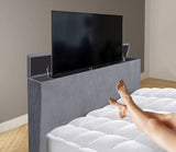 Sumter Gray Bed E.King from Furniture of America - Luna Furniture