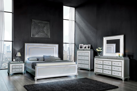 Galea Gray Mirror from Furniture of America - Luna Furniture