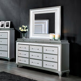 Galea Gray 5 Pc Queen Bedroom Set w/ Chest from Furniture of America - Luna Furniture