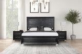 Ashbourne Black Contemporary Bedroom Set from Furniture of America - Luna Furniture