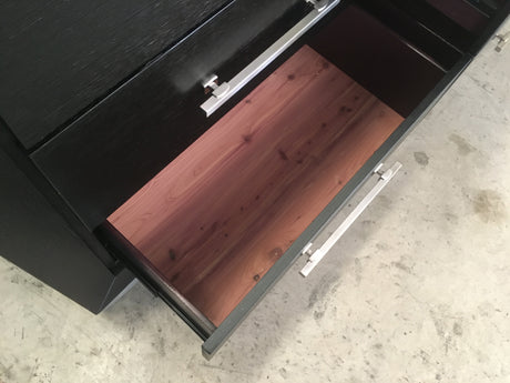 Ashbourne Black 5-Piece Queen Bedroom Set from Furniture of America - Luna Furniture