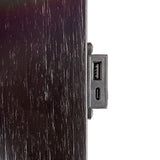 Ashbourne Black Night Stand w/ USB from Furniture of America - Luna Furniture