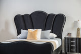 Melodi Parc Black 5 Pc Queen Bedroom Set from Furniture of America - Luna Furniture