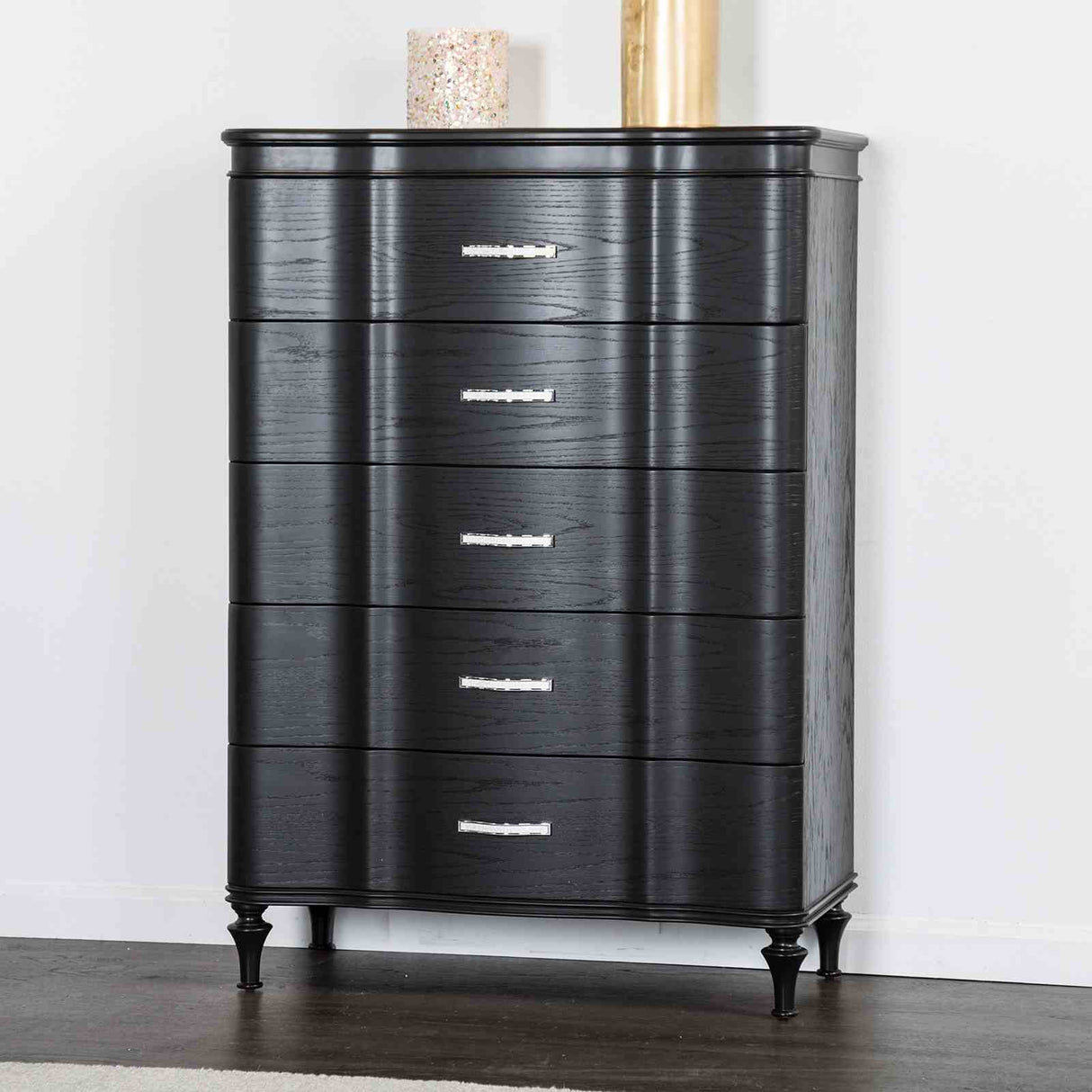 Melodi Parc Black Chest from Furniture of America - Luna Furniture