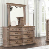 Seven Oaks Weathered Oak Dresser from Furniture of America - Luna Furniture