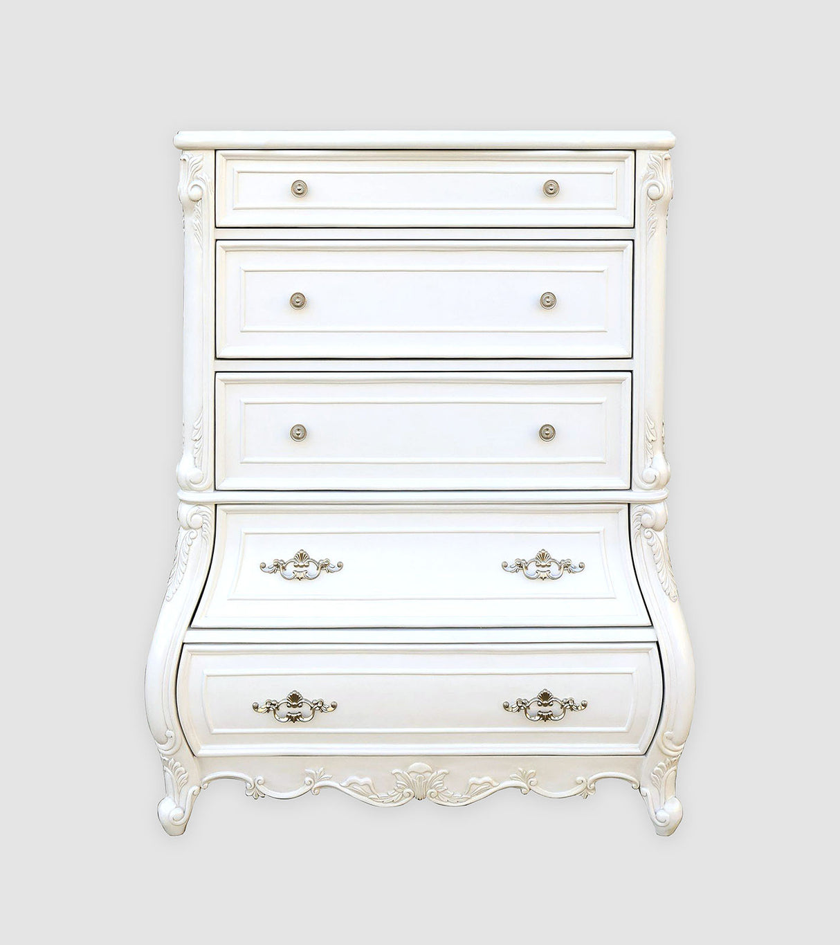 Valentini White Chest from Furniture of America - Luna Furniture