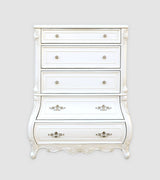 Valentini White Chest from Furniture of America - Luna Furniture