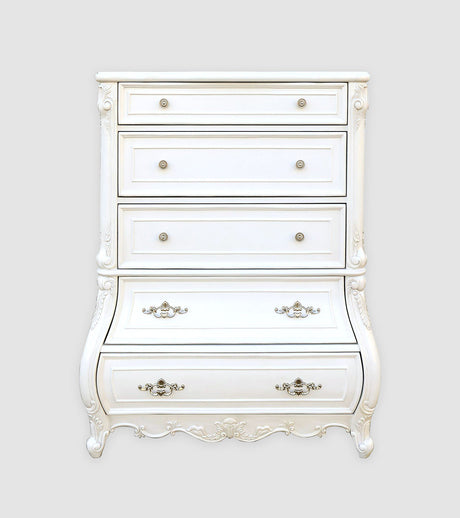 Valentini White Chest from Furniture of America - Luna Furniture