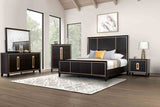 Kenyada Espresso Queen Panel Bed from Furniture of America - Luna Furniture