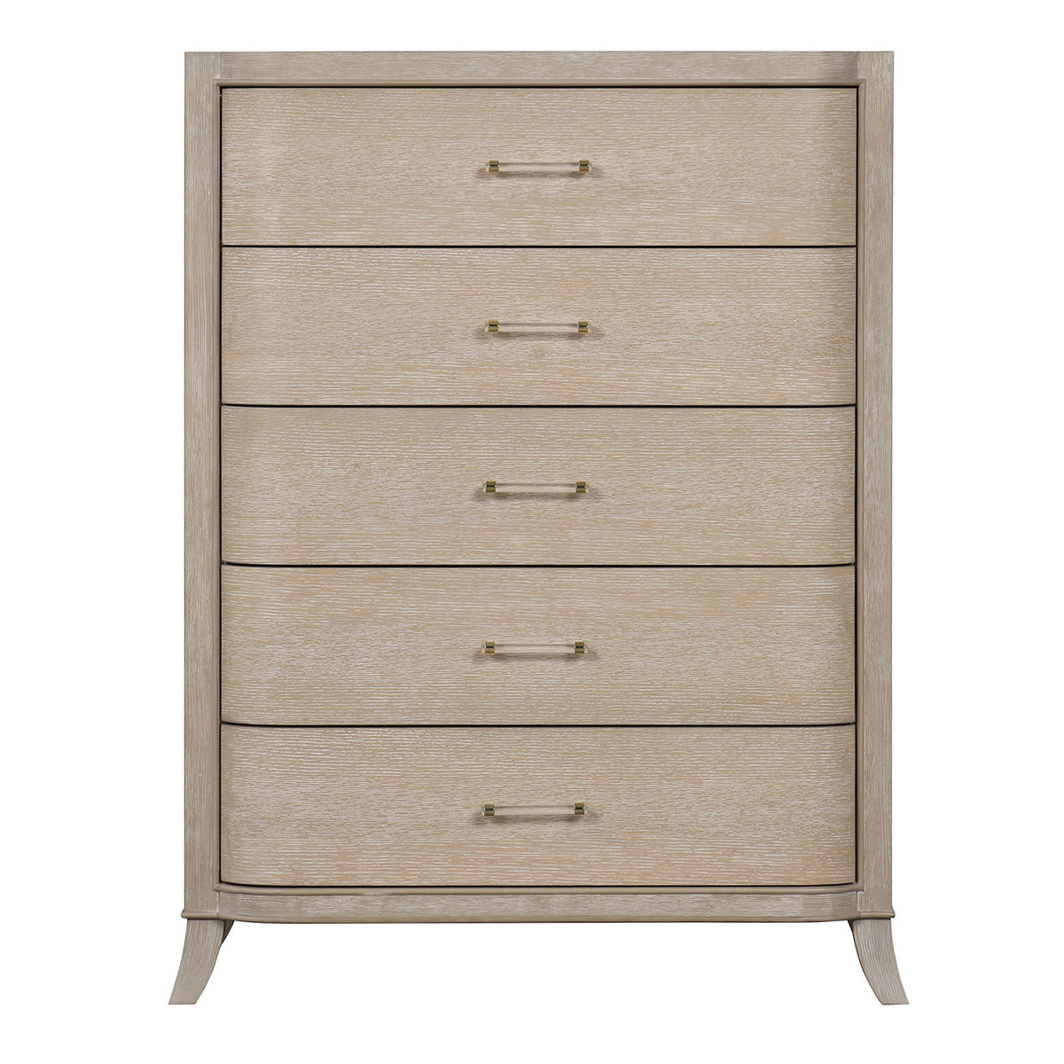 Candra Natural Oak 5 Pc Queen Bedroom Set from Furniture of America - Luna Furniture