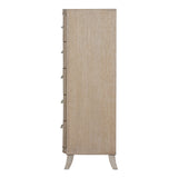 Candra Natural Oak 5 Pc Queen Bedroom Set from Furniture of America - Luna Furniture