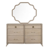 Candra Natural Oak 5 Pc Queen Bedroom Set from Furniture of America - Luna Furniture