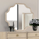 Candra Natural Oak Mirror (Mirror Only) from Furniture of America - Luna Furniture