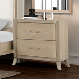 Candra Natural Oak Transitional Bedroom Set from Furniture of America - Luna Furniture