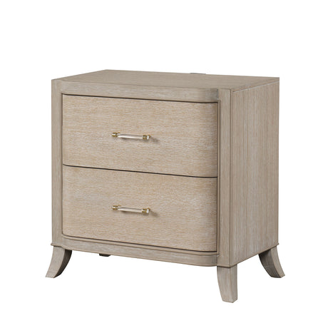 Candra Natural Oak Nightstand from Furniture of America - Luna Furniture