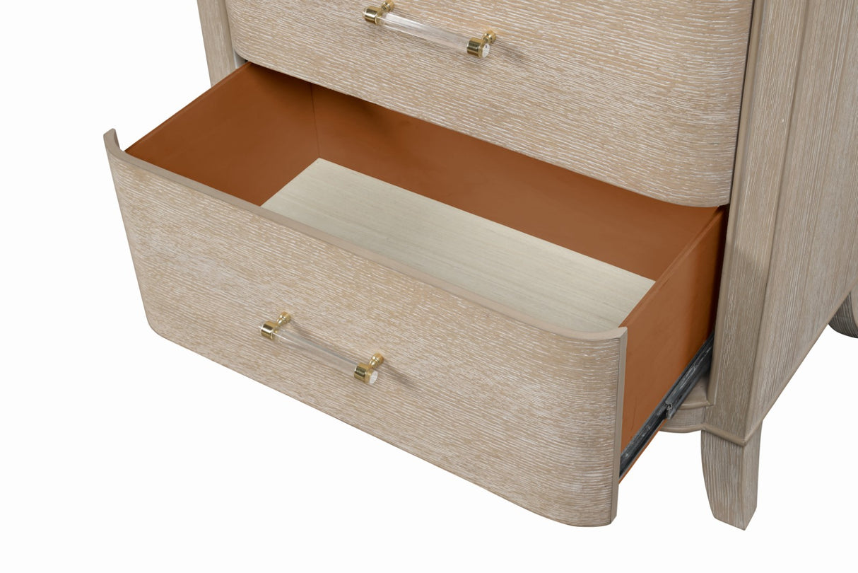 Candra Natural Oak Transitional Bedroom Set from Furniture of America - Luna Furniture