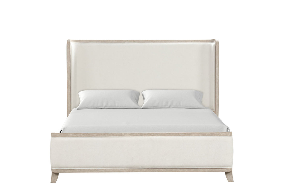Candra Natural Oak 5 Pc Queen Bedroom Set from Furniture of America - Luna Furniture